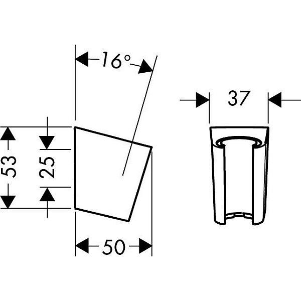 Dušo laikiklis Hansgrohe Porter S 28331000