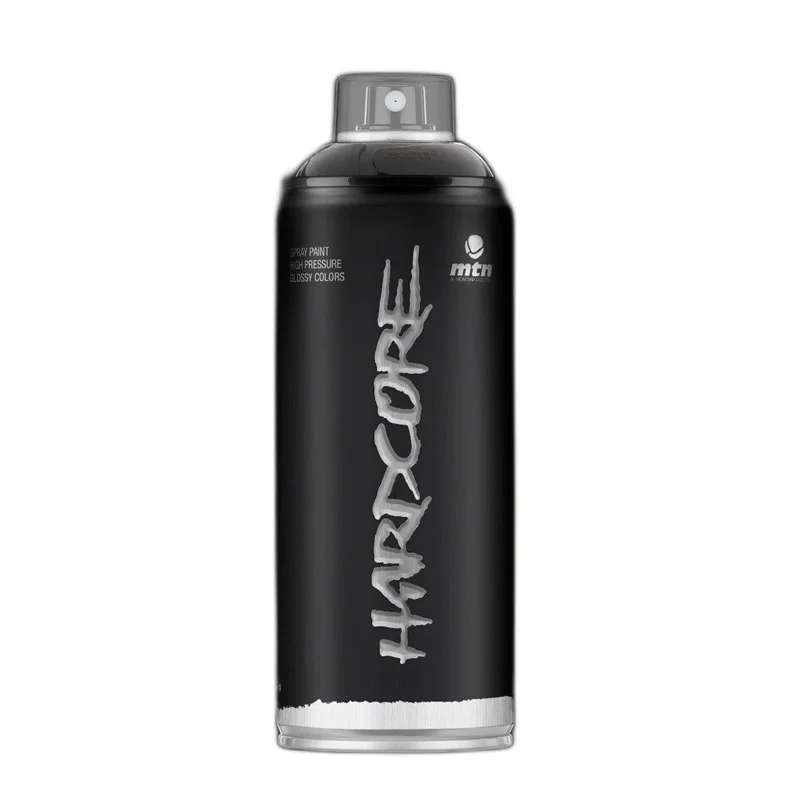 AEROSOL PAINT SATIN BLACK 400 ML