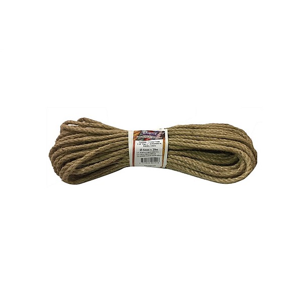 TWINED JUTE ROPE 6MM 20M