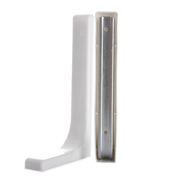 SHELF HOLDER A024 240X144 WHITE 2 PCS.