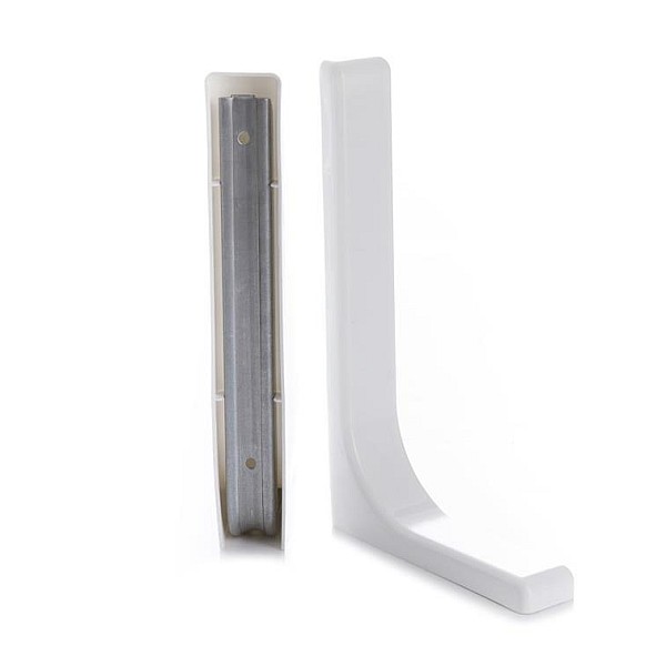 SHELF HOLDER A024 240X144 WHITE 2 PCS.