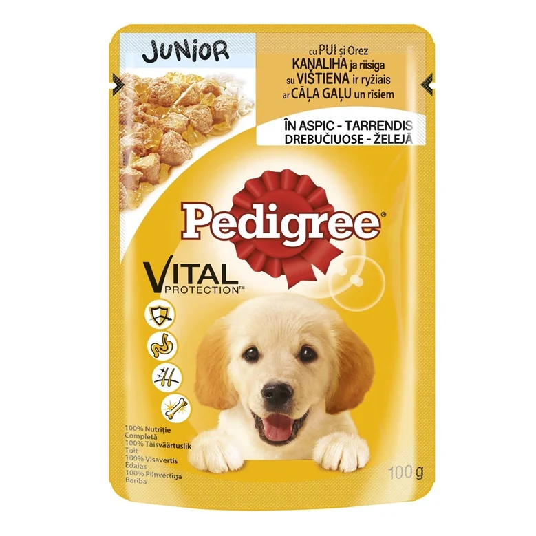 PEDIGREE POUCH JUNIOR CHICKEN CIJ 100G
