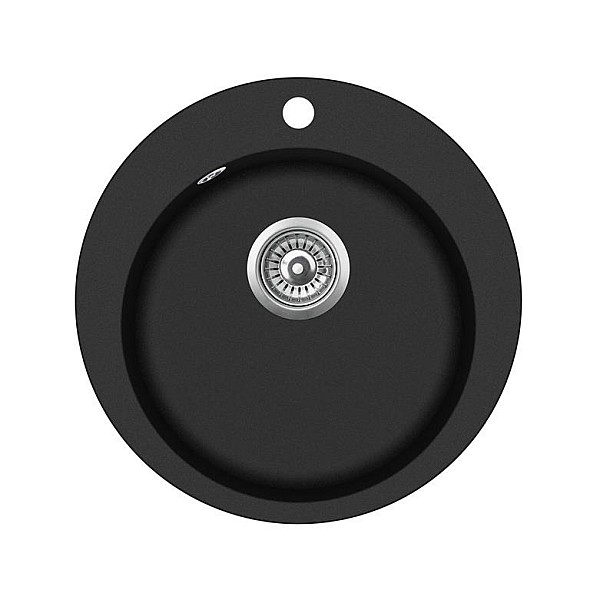 SINK OVAL SR 100-601 W BLACK