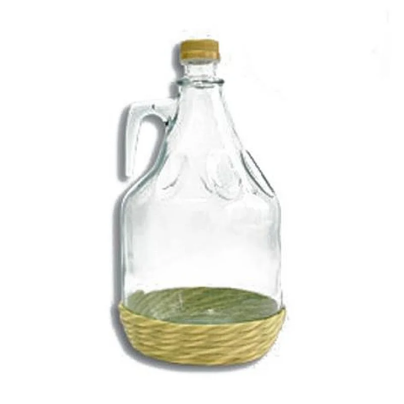 GLASS WINE CONTAINER WITH HANDLE BDG3O
