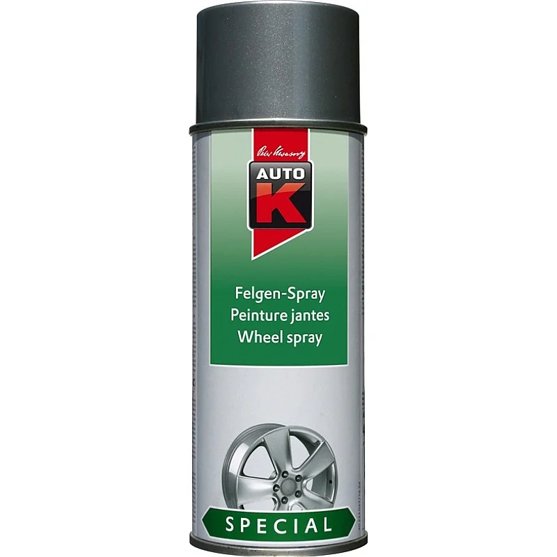 Aerosols Auto-K Special Wheel Spray 1233045. tērauda krāsā Aerosols Auto-K Special Wheel Spray 1233045. tērauda krāsā
