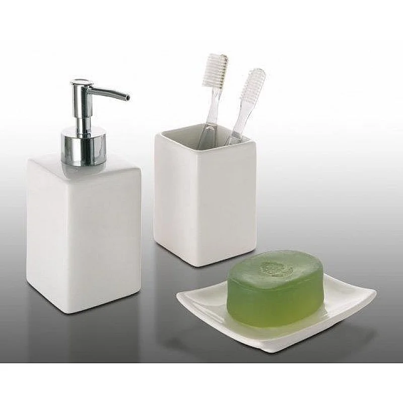 Dantų šepetėlių stiklinė GEDY VERBENA VE98. balta Dantų šepetėlių stiklinė GEDY VERBENA VE98. balta