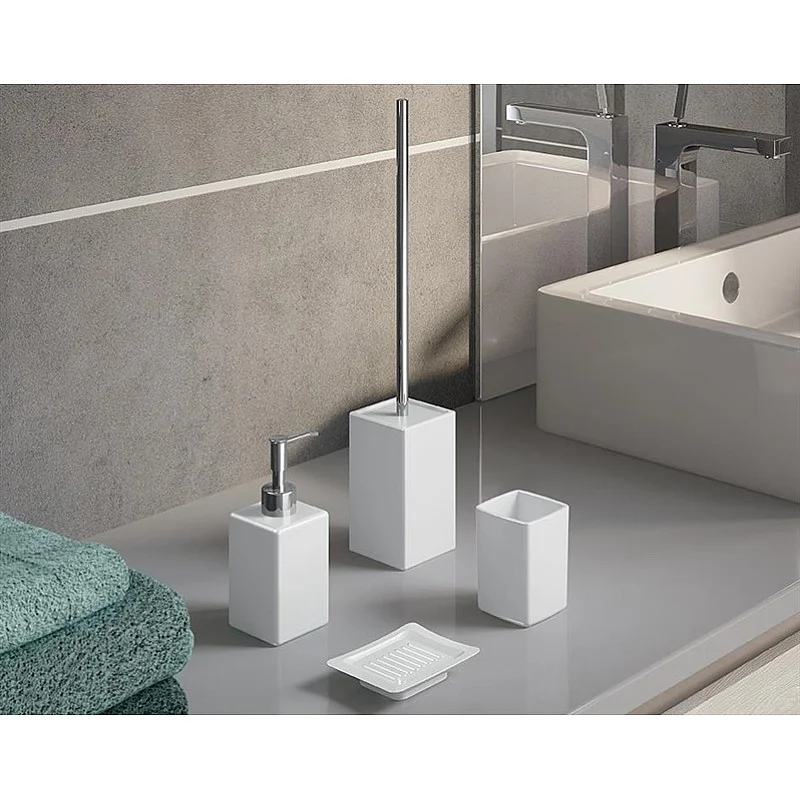 Skystojo muilo dozatorius GEDY VERBENA VE81. 0.34 l. baltas Skystojo muilo dozatorius GEDY VERBENA VE81. 0.34 l. baltas