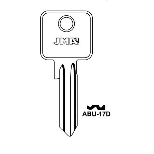 BLANK KEY ABU-17D