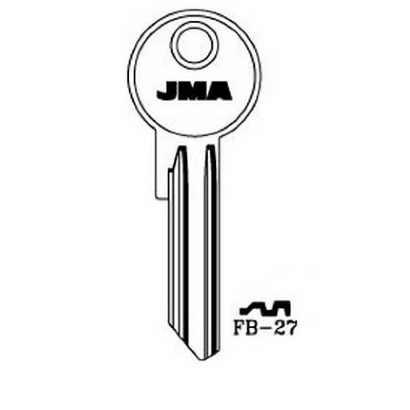 BLANK KEY FAA86L(FB-27) FAB BLANK KEY FAA86L(FB-27) FAB