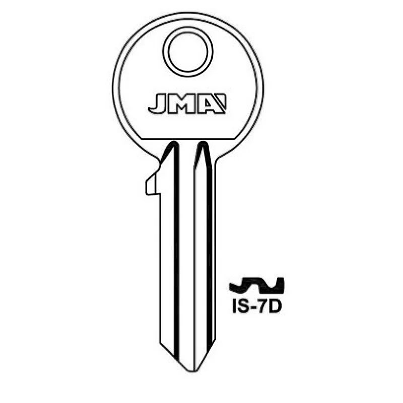 Atslēgas sagatave JMA ISE15(IS-7D) ISEO