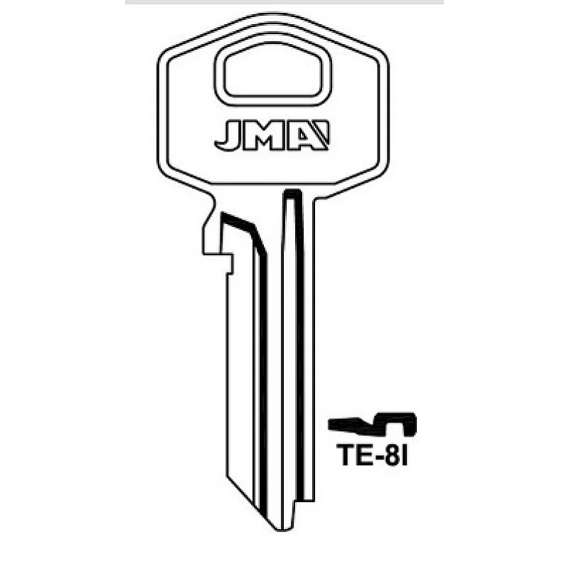 Atslēgas sagatave JMA TSA22(TE-8I) TESA. 5 gab. iepakojumā Atslēgas sagatave JMA TSA22(TE-8I) TESA. 5 gab. iepakojumā