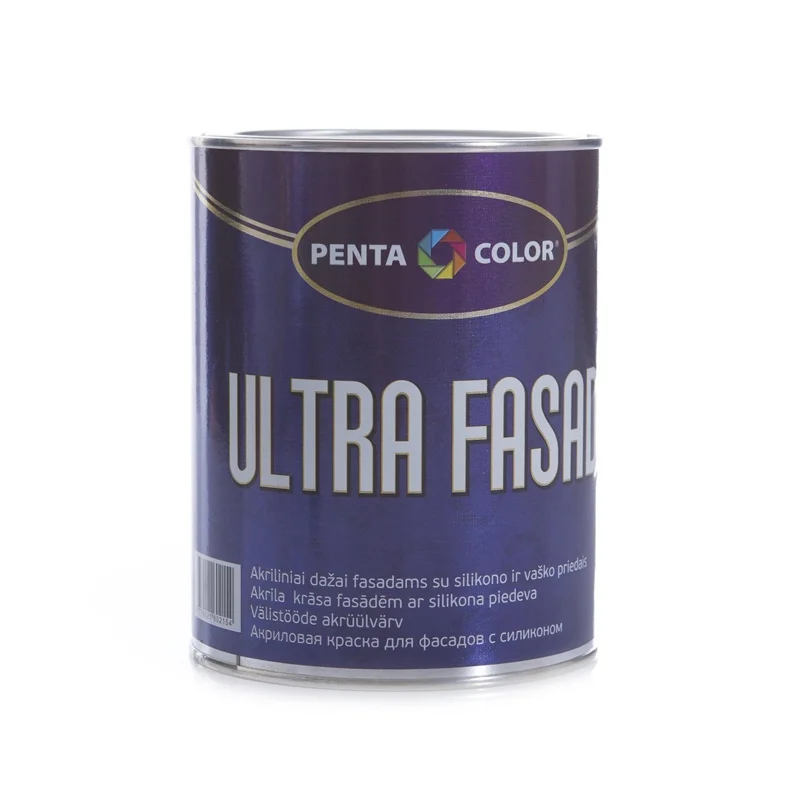 Fasado dažai Pentacolor Ultra Facade. balta. 1 l