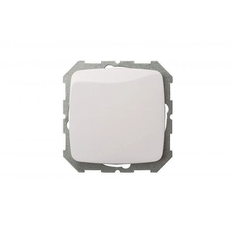 Skambučio mygtukas LIREGUS ALFA. baltos spalvos. IP44