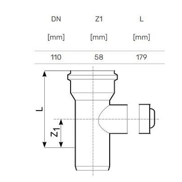 Lauko kanalizacijos pravala Magnaplast. Ø 110 mm