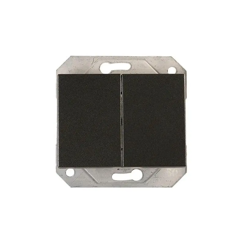 Jungiklis VILMA XP500. 2 klav.. antracito spalvos Jungiklis VILMA XP500. 2 klav.. antracito spalvos