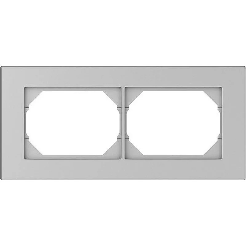 Dvivietis rėmelis VILMA XP500. metalo spalvos Dvivietis rėmelis VILMA XP500. metalo spalvos