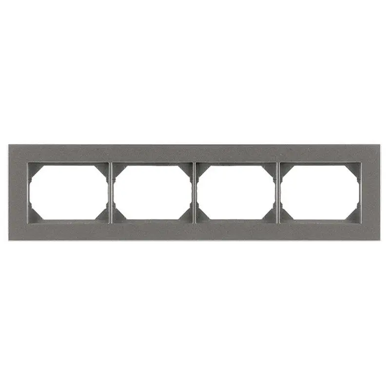 Keturvietis rėmelis VILMA XP500. metalo spalvos