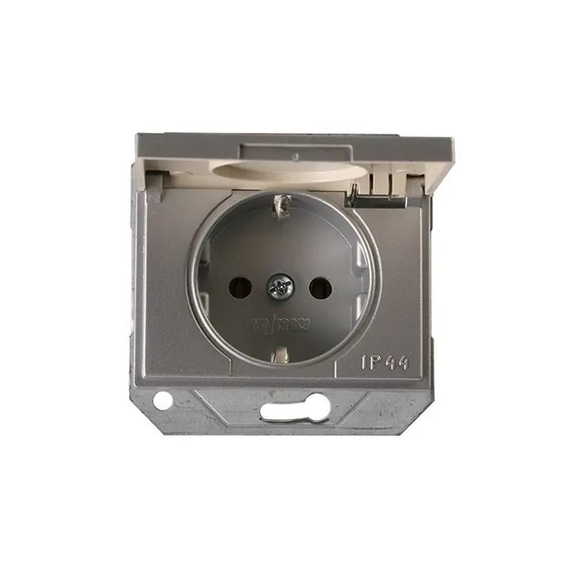 Kištukinis lizdas VILMA XP500. metalo spalvos. IP44 Kištukinis lizdas VILMA XP500. metalo spalvos. IP44