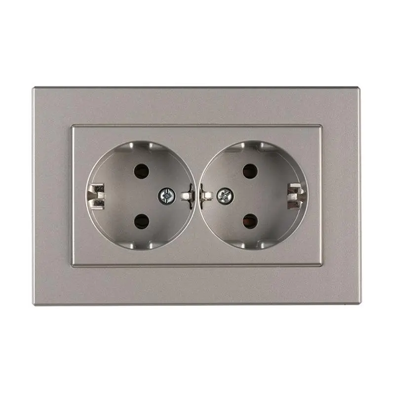 SOCKET VILMA XP500 1+1 W/E MET SOCKET VILMA XP500 1+1 W/E MET