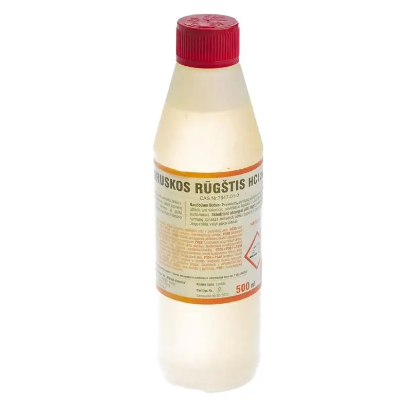 Druskos rūgštis. 500 ml