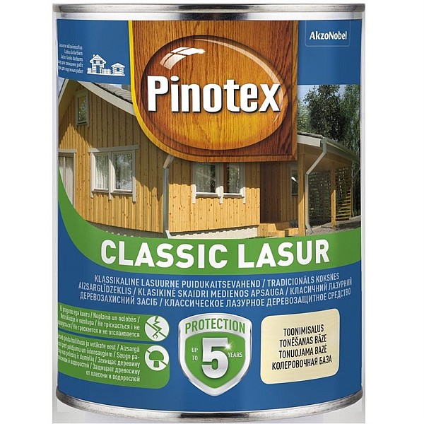 Impregnantas Pinotex Classic Lasur AE. purienos spalva. 1 l