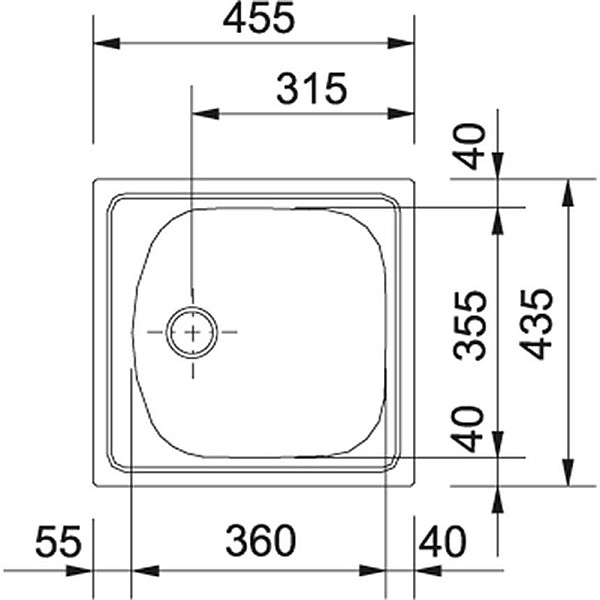 SINK FRANKE ETN 610-45 45.5?43.5