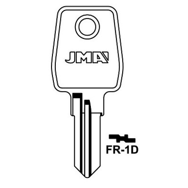 BLANK KEY RAKT FR-1D (JMA)