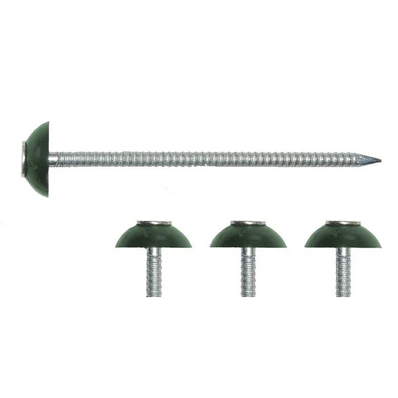 BITUMEN CORRUG.SHEET NAIL GREEN 200PCS