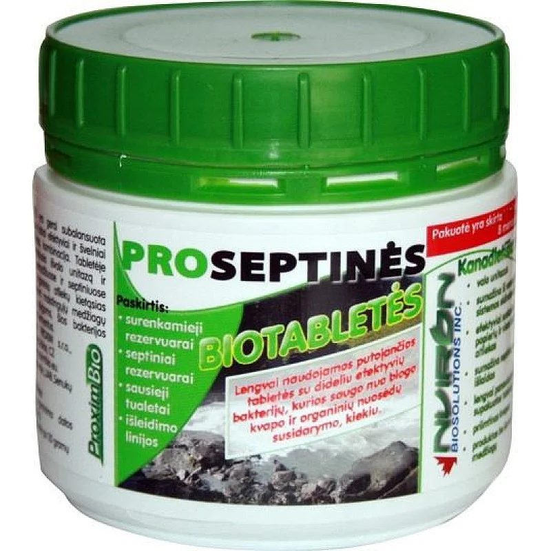 BIOTABLETES KANALIZĀCIJAS TĪR. 8X20G BIOTABLETES KANALIZĀCIJAS TĪR. 8X20G