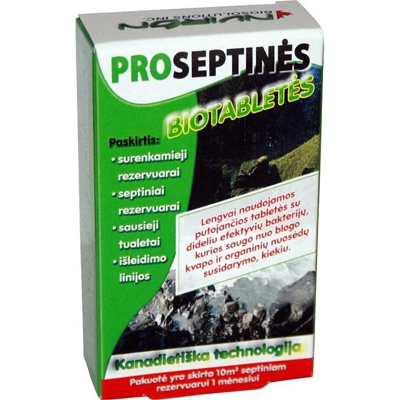 BIOTABLETES KANALIZĀCIJAS TĪR. 20 G BIOTABLETES KANALIZĀCIJAS TĪR. 20 G