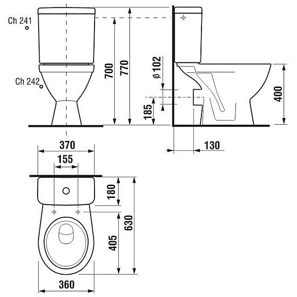 Tualetes pods WC Jika Lyra Plus