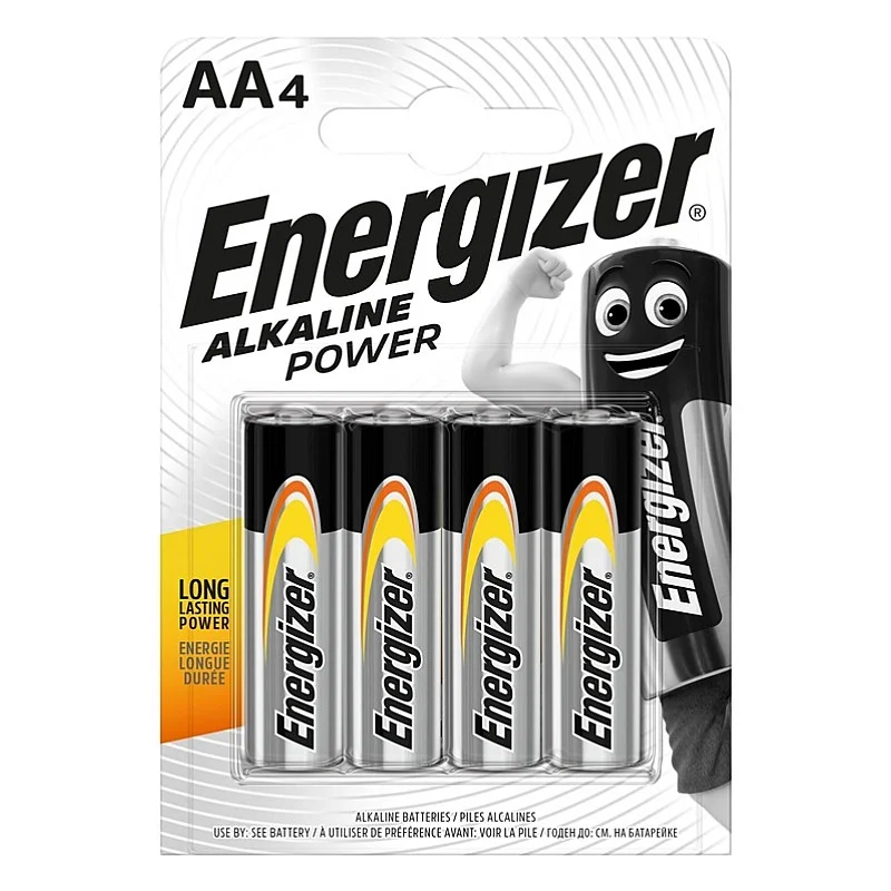 BATTERY ENERGIZER BASE AA ALK1.5V B4