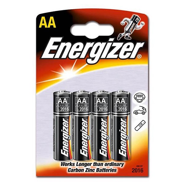 BATTERY ENERGIZER BASE AA ALK1.5V B4