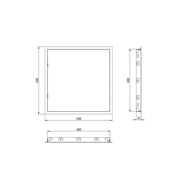 CONTROL HATCH 400MMX400MM