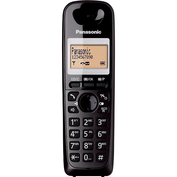 Belaidis telefonas Panasonic KX-TG2511FXT. juodas