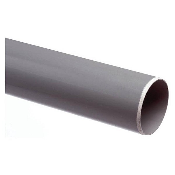 PIPE WITH SOCKET S&W 40X1.8X250 PP.GREY