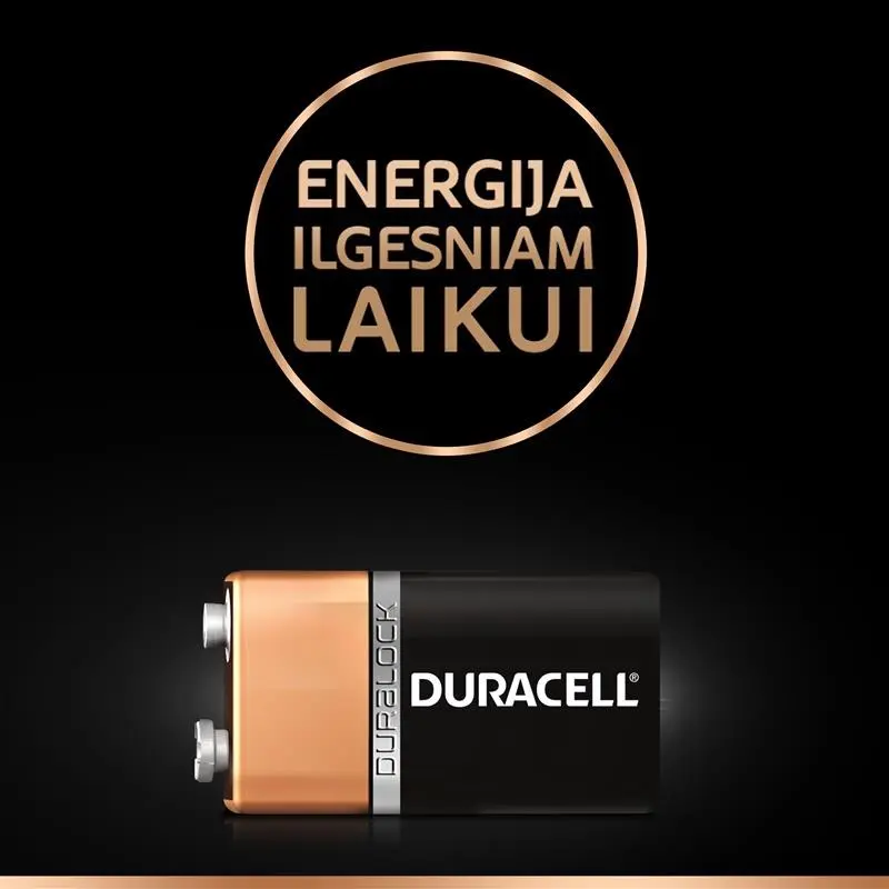 Elementas DURACELL. 9V Elementas DURACELL. 9V