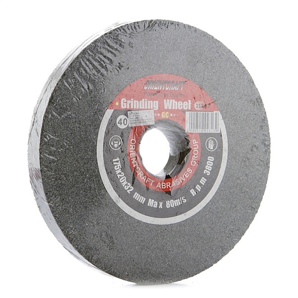 CERAM.GRIND.DISC STONE 175X20X32 NR40