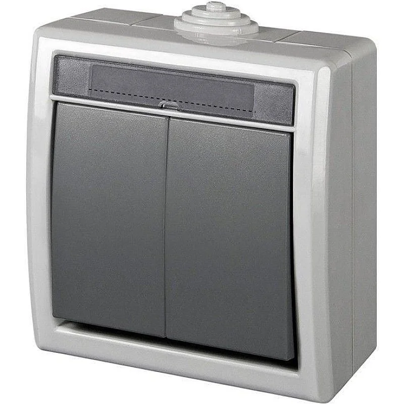 Jungiklis ELEKTRO-PLAST AQUANT. 2 klav.. IP55