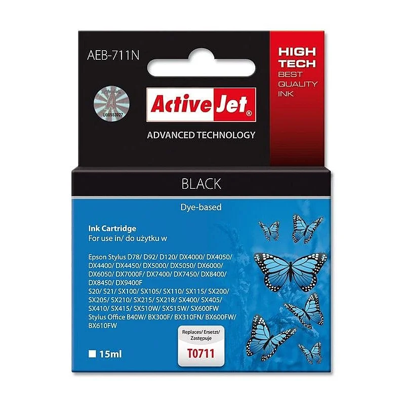TINTE „EPSON T0711“ (Active Jet) TINTE „EPSON T0711“ (Active Jet)