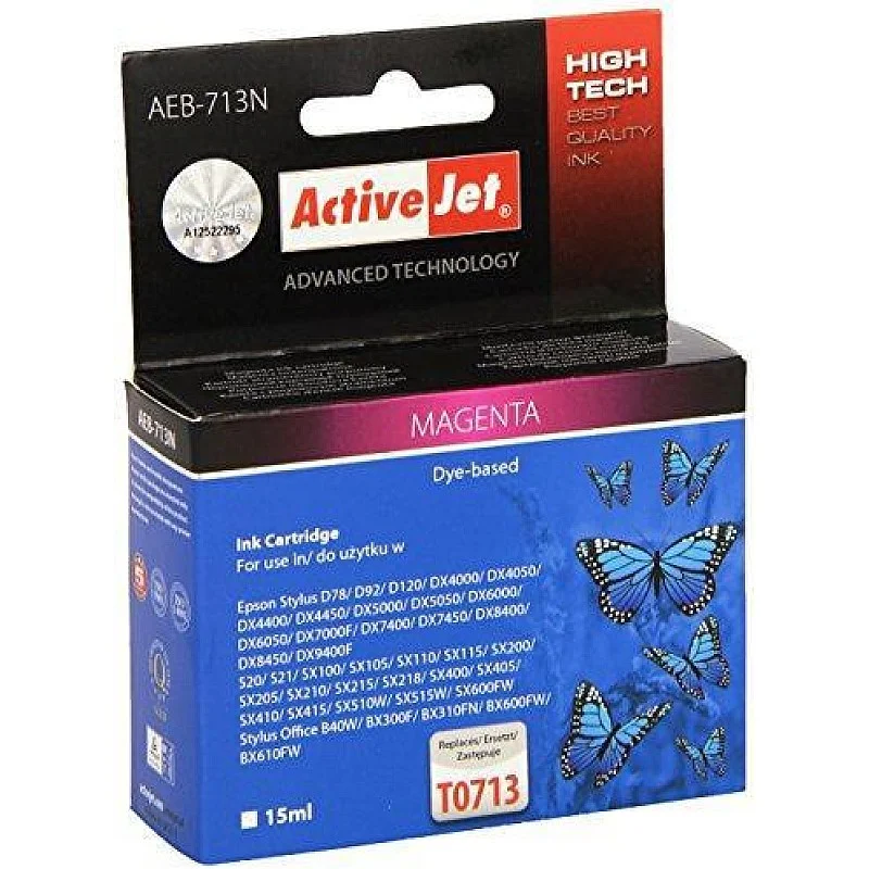 TINTE EPSON T0713 (Active Jet) TINTE EPSON T0713 (Active Jet)