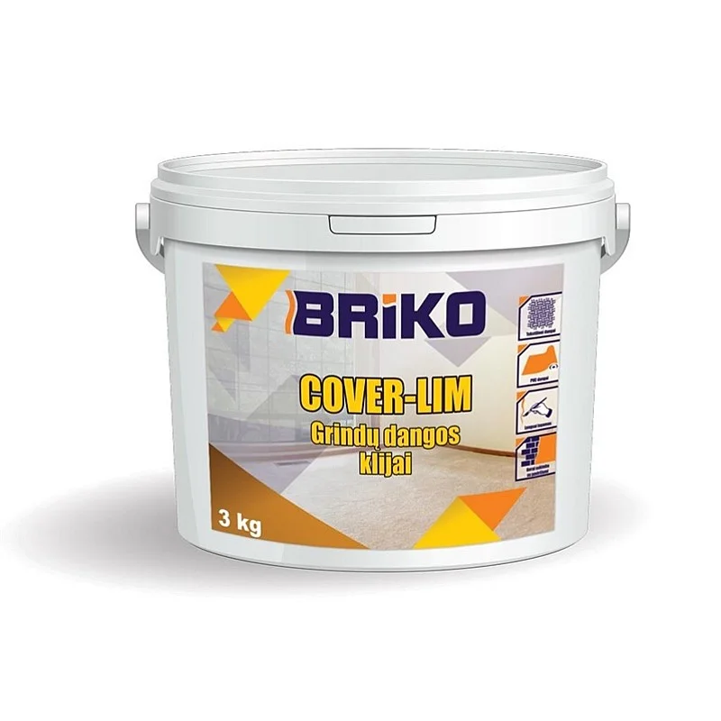 Grindų dangos klijai Briko. 3 kg