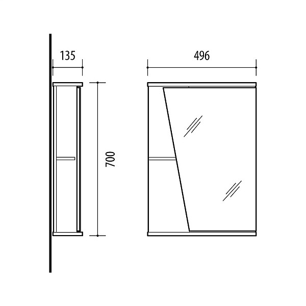 CABINET BATHROOM SV49D HANGING