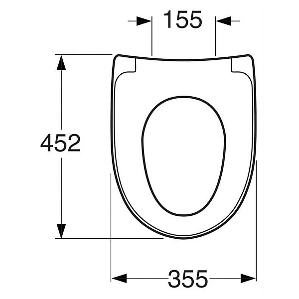 TOILET SEAT GBG NAUTIC 9M26S101 SOFT WHI