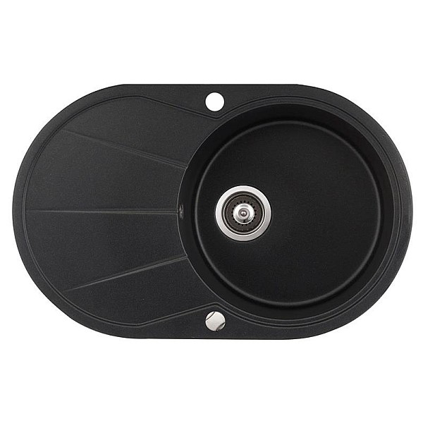 SINK OVAL SR 101-601AW BLACK