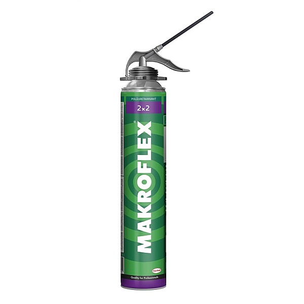 MAKROFLEX 2X2 PU FOAM 750 ML BALTI