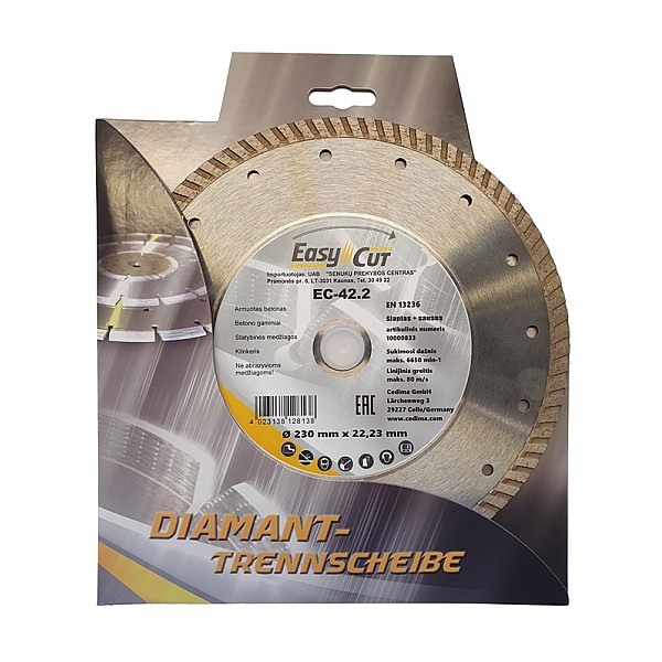 DIAMOND BLADE TURBO 230X2.6X22.23 MM