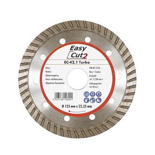 DIAMOND BLADE TURBO 125X2.2X22.23 MM