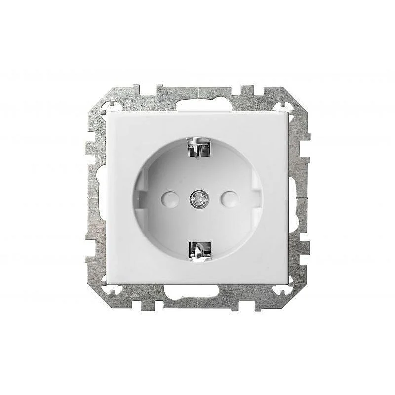 Kištukinis lizdas LIREGUS EPSILON. su įž.. baltos spalvos