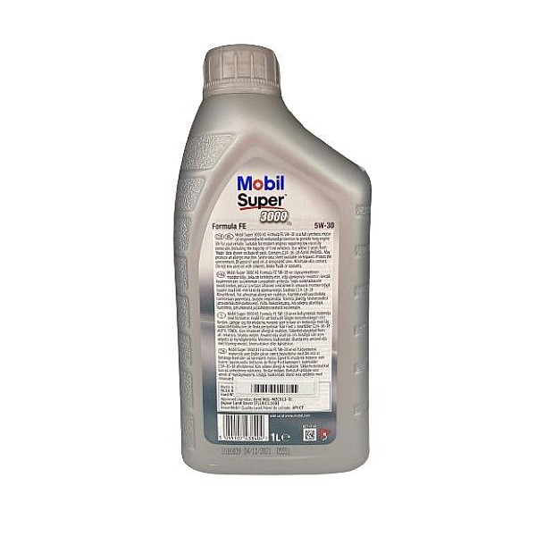 ENGIN OIL MOBIL SUP 3000X1 F-FE 5W-30 1L